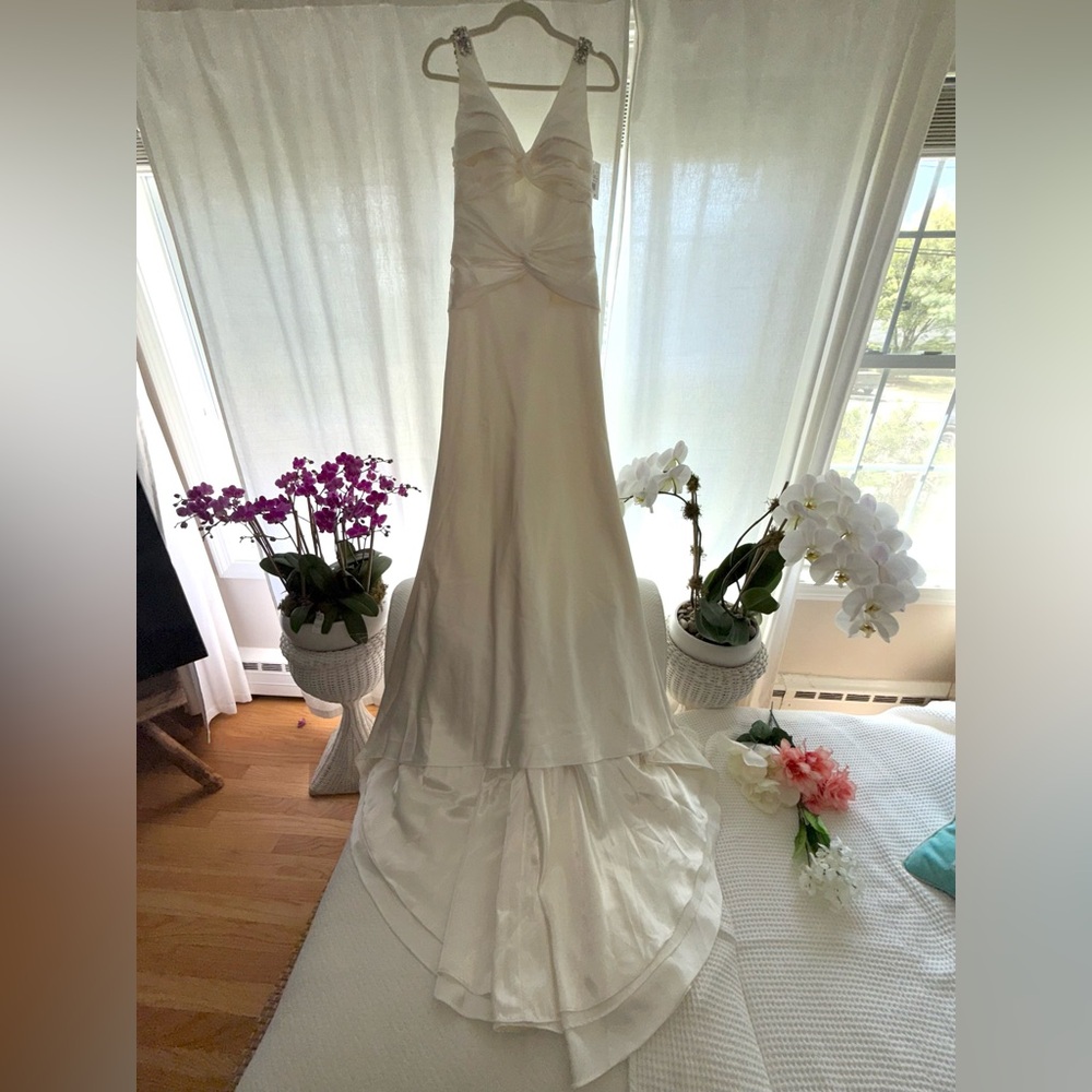 ZAC POSEN Satin Bridal Gown. NWT